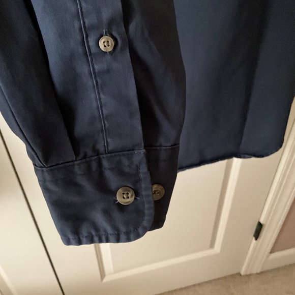 RedHead Mens Button Down Navy Shirt size Medium - Picture 5 of 8